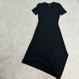 Club Monaco Black Midi Dress